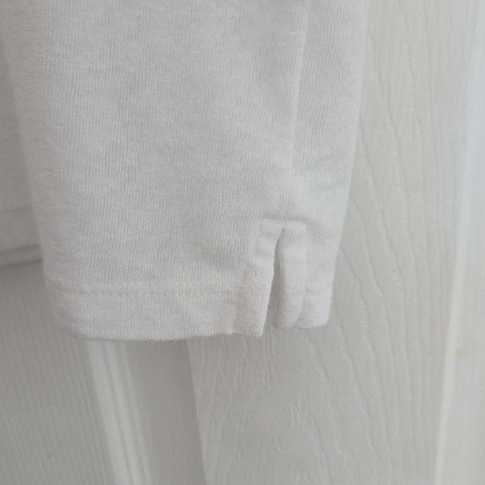 LOFT Ivory Button-Front Blouse - Picture 6 of 7